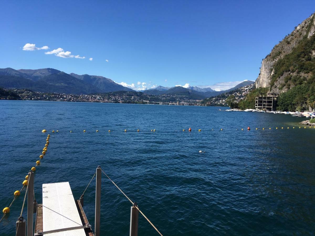 Appartamento Casa Abel Campione dʼItalia Esterno foto