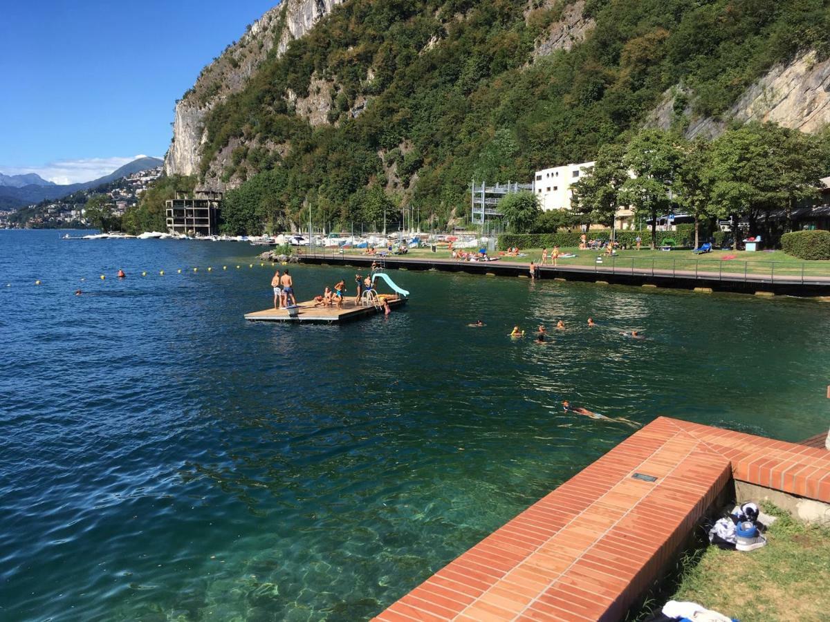 Appartamento Casa Abel Campione dʼItalia Esterno foto